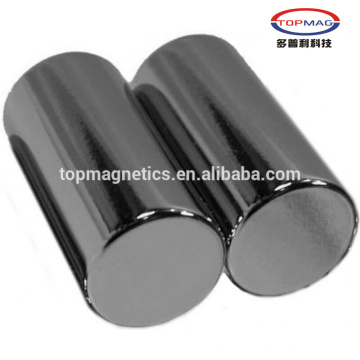 Latest new design brilliant quality ndfeb cylinder magnet black epoxy coating